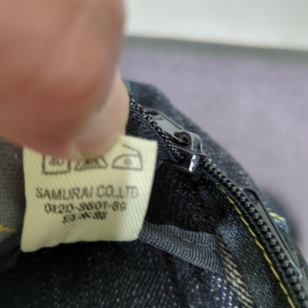 稀少品・美品】サムライジーンズ 祝15周年デニムポーチ
