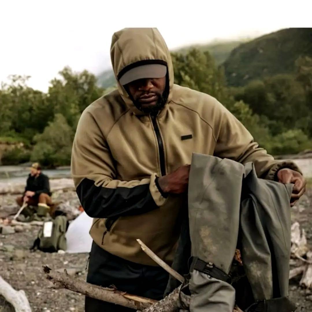 フィルソン プルオーバーフリースジャケット 裏起毛 レルボーパッチL