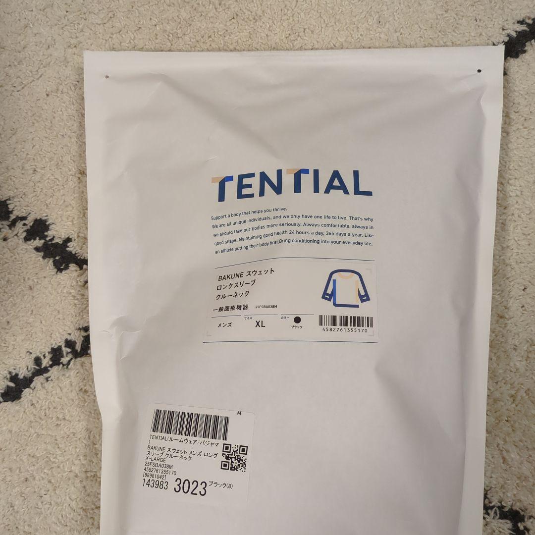 TENTIAL XL クルーネック トレーナー ブラック