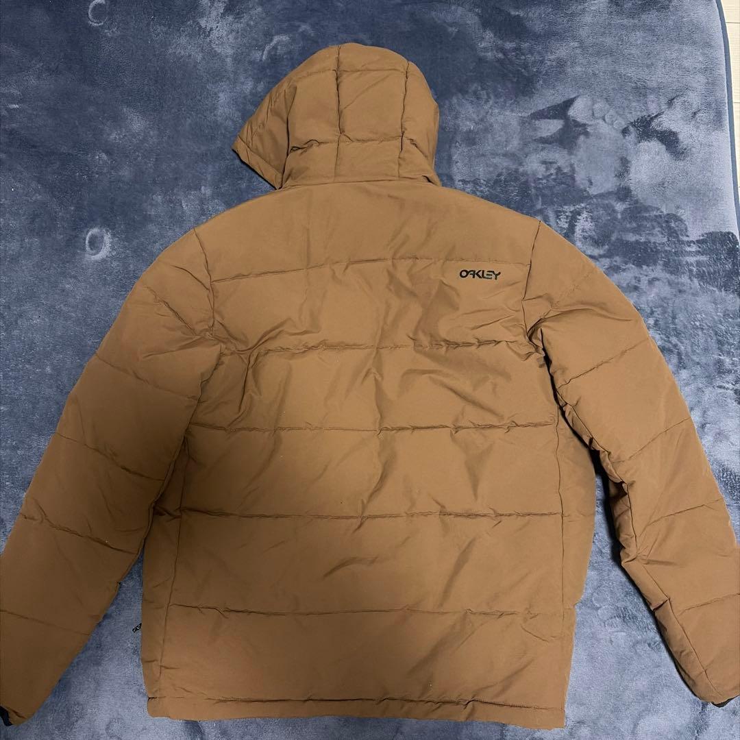Oakley フード付きダウンジャケットXL ブラウン