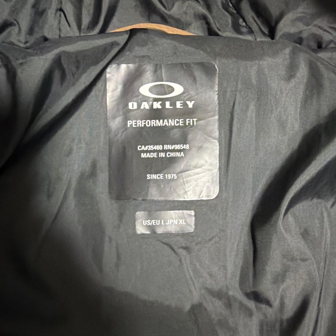 Oakley フード付きダウンジャケットXL ブラウン