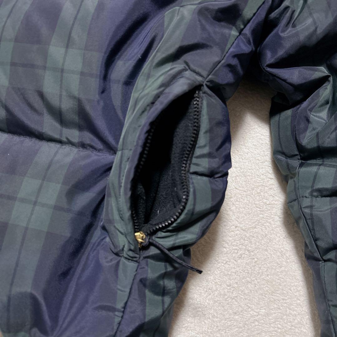 90s 00s ラルフローレン ダウンジャケット ブラックウォッチ ヌプシ 短丈