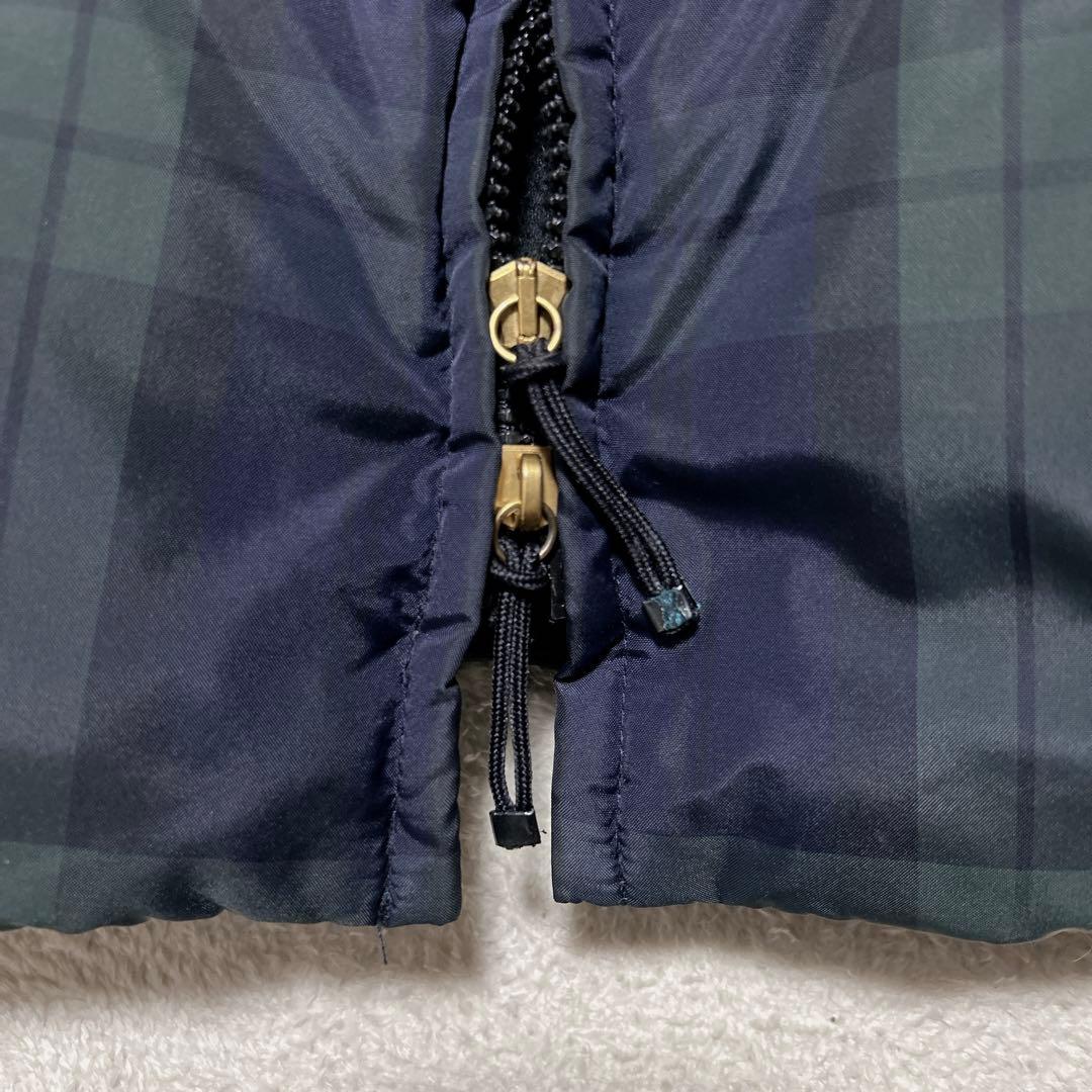 90s 00s ラルフローレン ダウンジャケット ブラックウォッチ ヌプシ 短丈