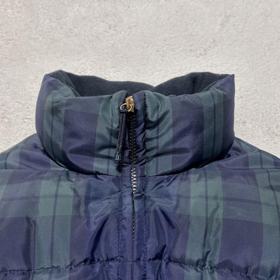 90s 00s ラルフローレン ダウンジャケット ブラックウォッチ ヌプシ 短丈