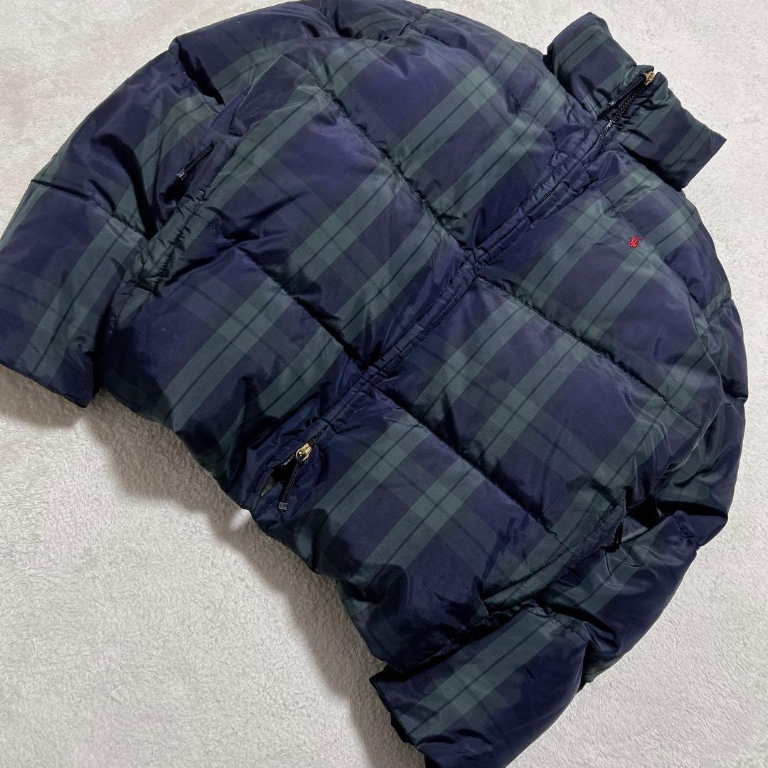 90s 00s ラルフローレン ダウンジャケット ブラックウォッチ ヌプシ 短丈