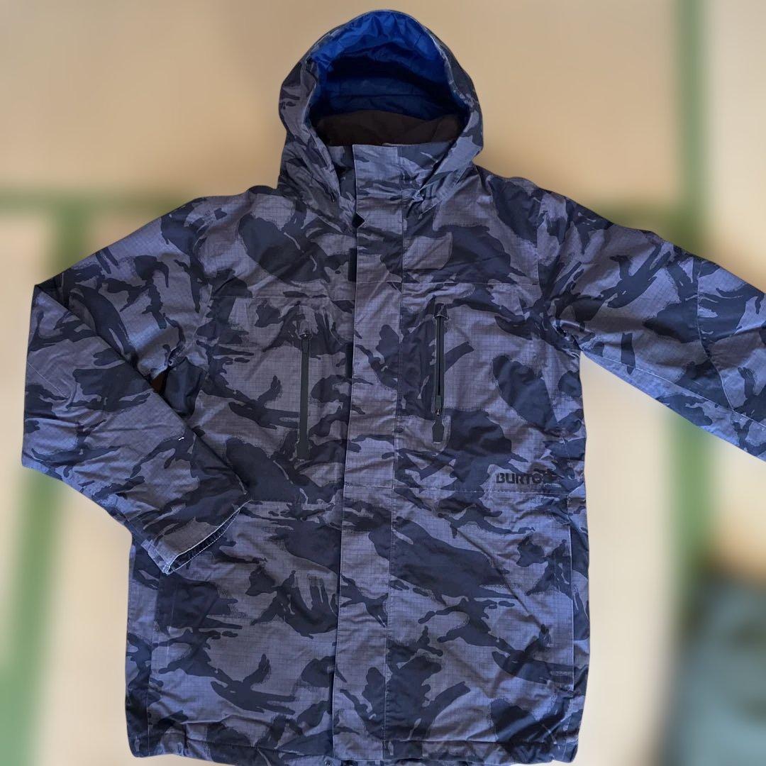 Burton 迷彩柄 スノーボードウェア Lサイズ上下セット