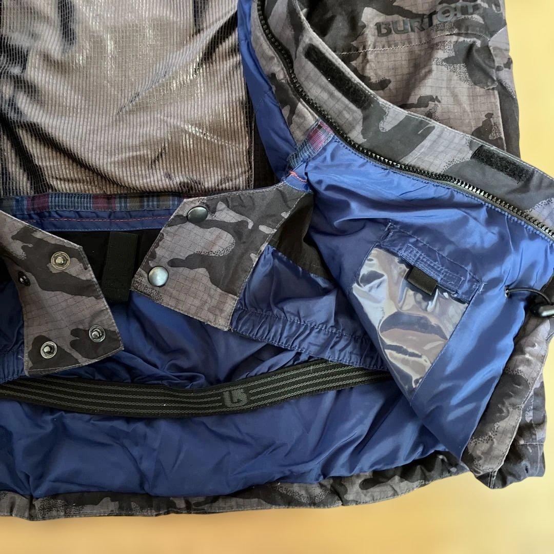 Burton 迷彩柄 スノーボードウェア Lサイズ上下セット