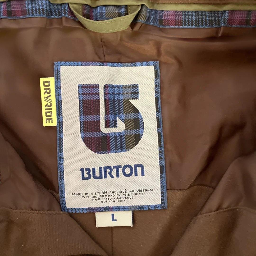 Burton 迷彩柄 スノーボードウェア Lサイズ上下セット