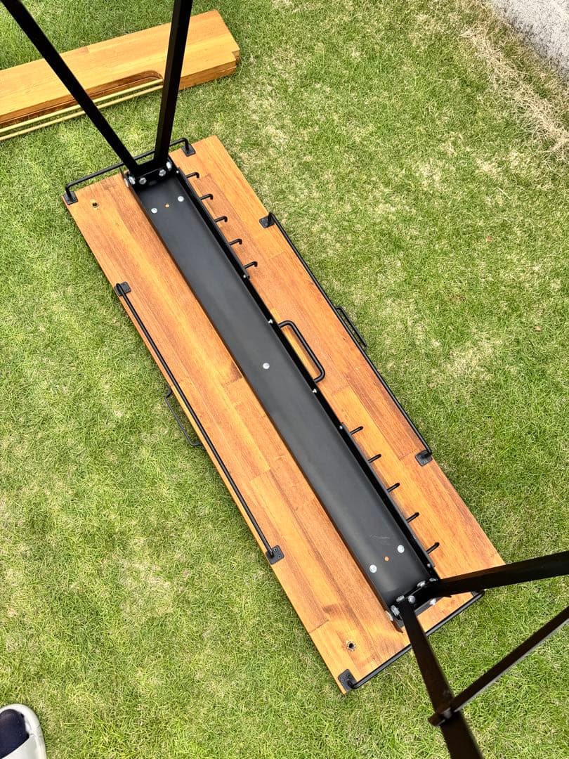 キッチンテーブル　木製折りたたみアウトドアテーブル　DIY