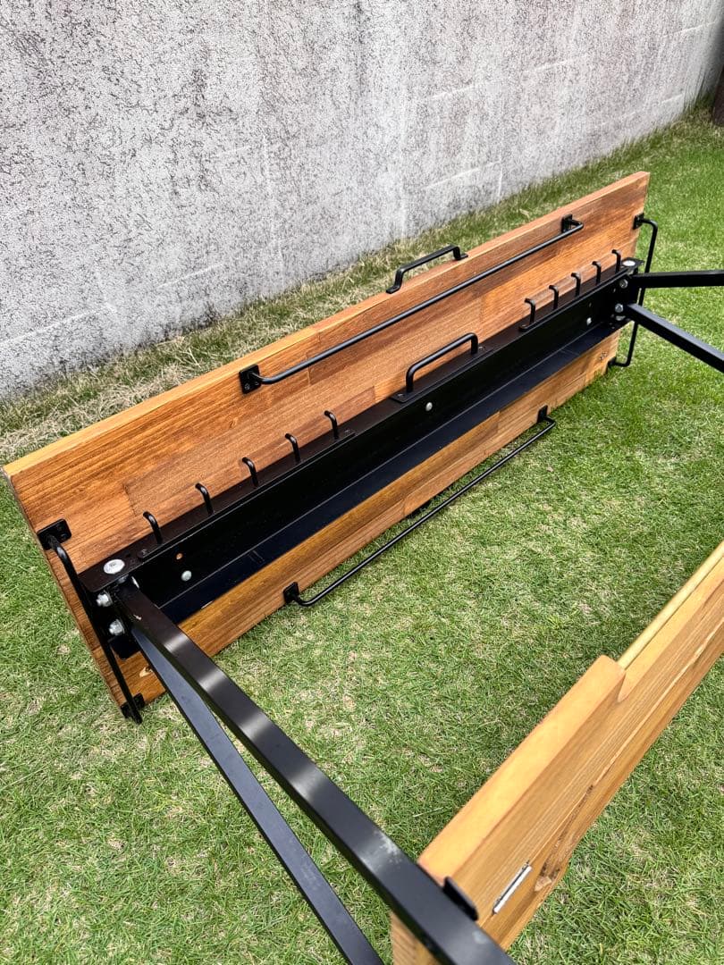 キッチンテーブル　木製折りたたみアウトドアテーブル　DIY