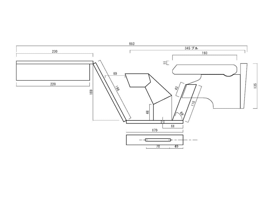 クレー射撃トレーニング銃 「Clay Hunt VR」専用（先台が選べます）