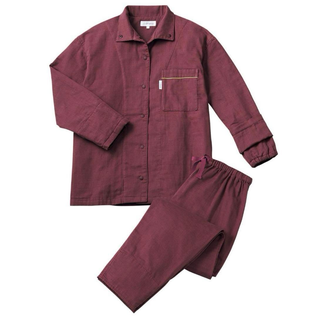 リフランス　パジャマ　Lサイズ　ボルドー