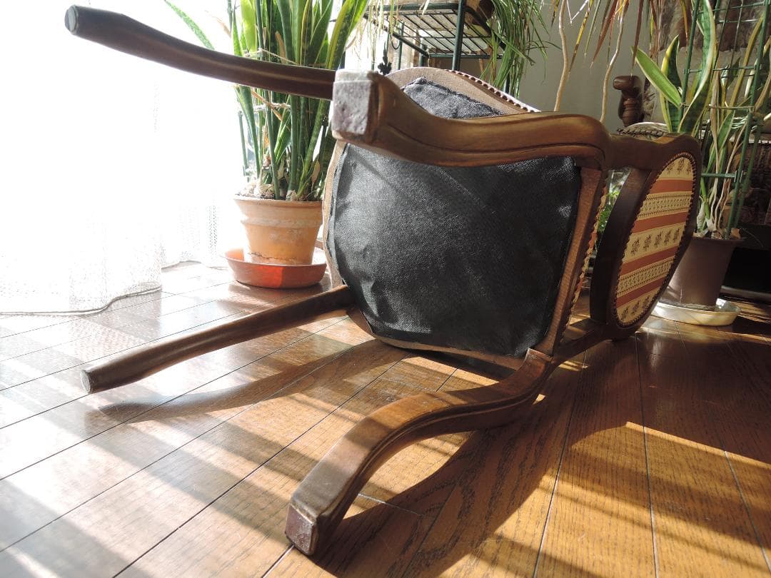 《12/28限定》お値下げ　24時間以内発送 アンティーク猫足チェア　ロココ調