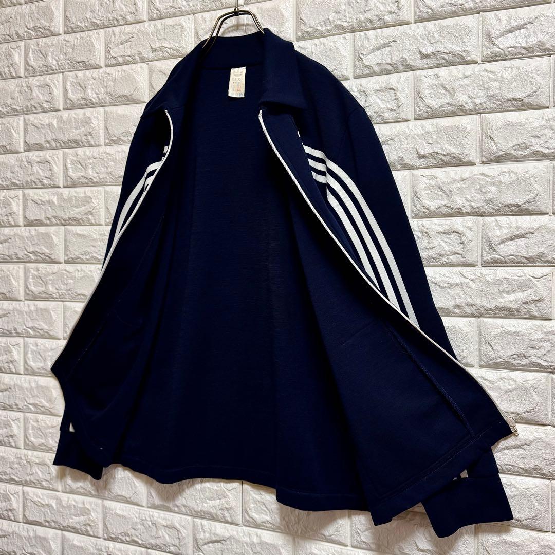 ◆浜田雅功／西ドイツ製◆ 70s アディダス ガイコツジャージ XXL 極美品