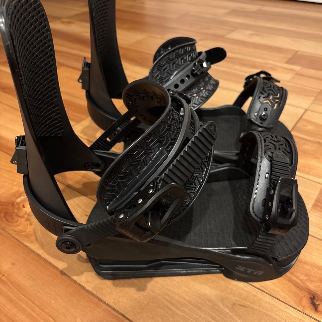 24-25 美品 UNION STR スノーボード バインディング ブラック L