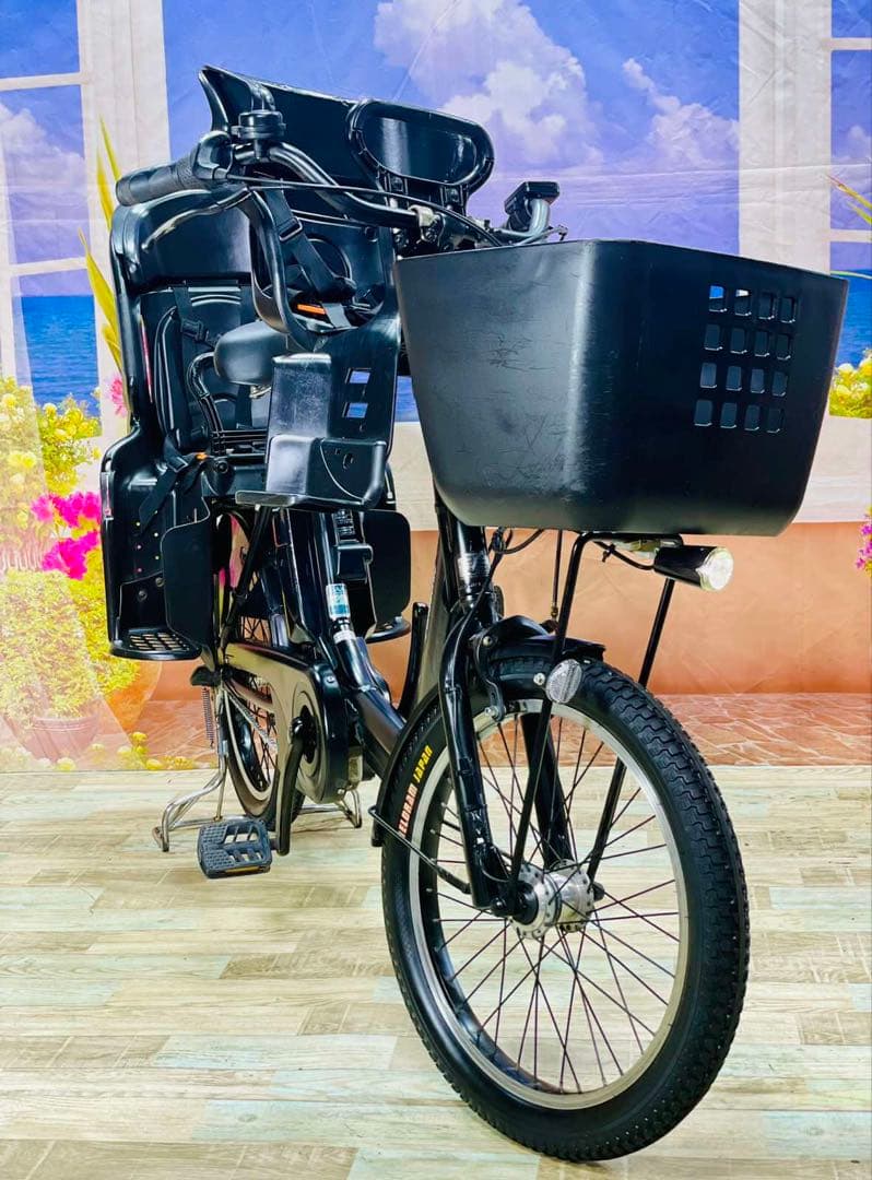 Y2192ギュットアニーズ　13AH パナソニック　子供乗せ電動アシスト自転車