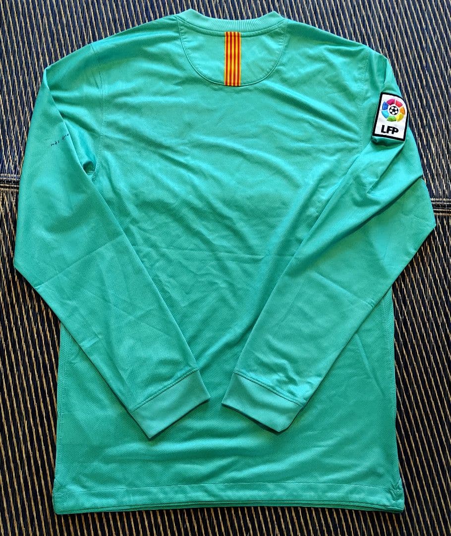 【着用少】FCバルセロナ 10/11アウェイユニフォーム|長袖|オーセンティック