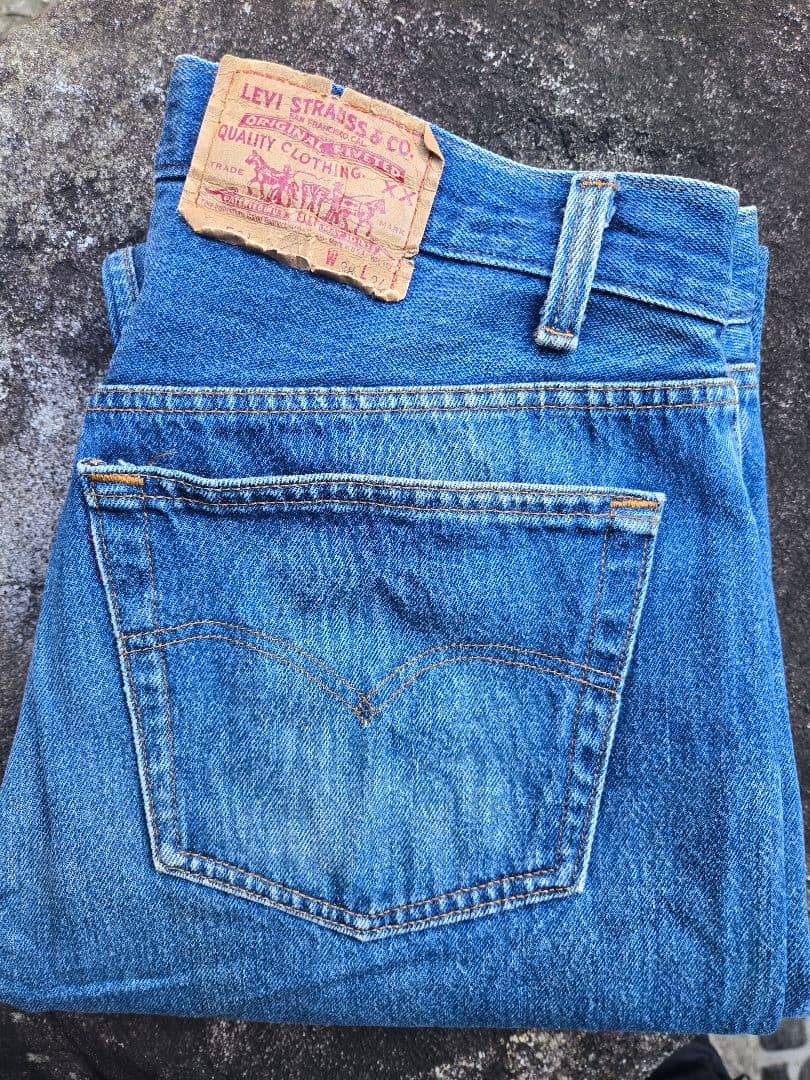 ​【希少】90s Levi's 501 MADE IN USA W38 濃紺美色