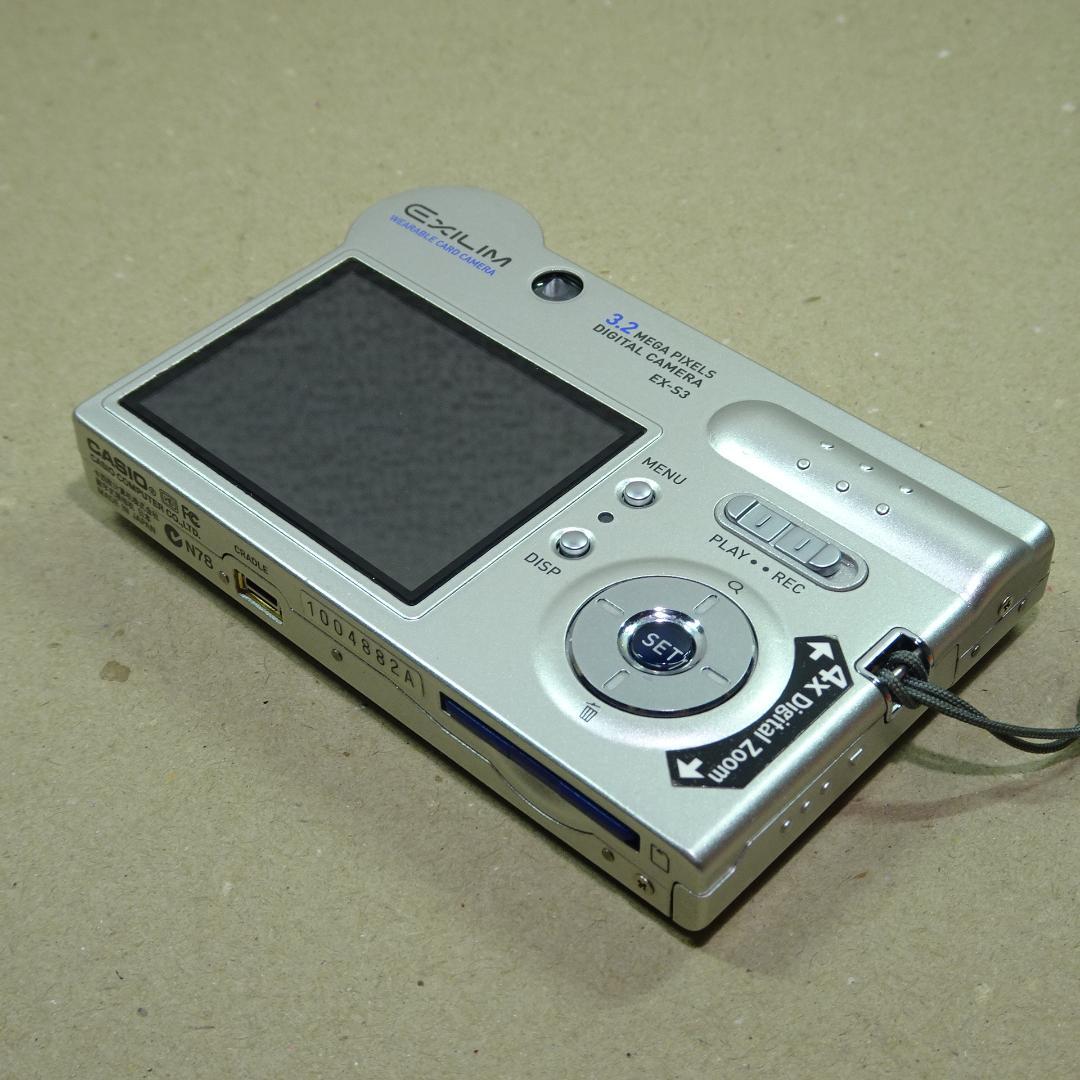 カシオ EXILIM EX-S3 コンデジ 純正バッテリー新品 SDカード2GB - メルカリ