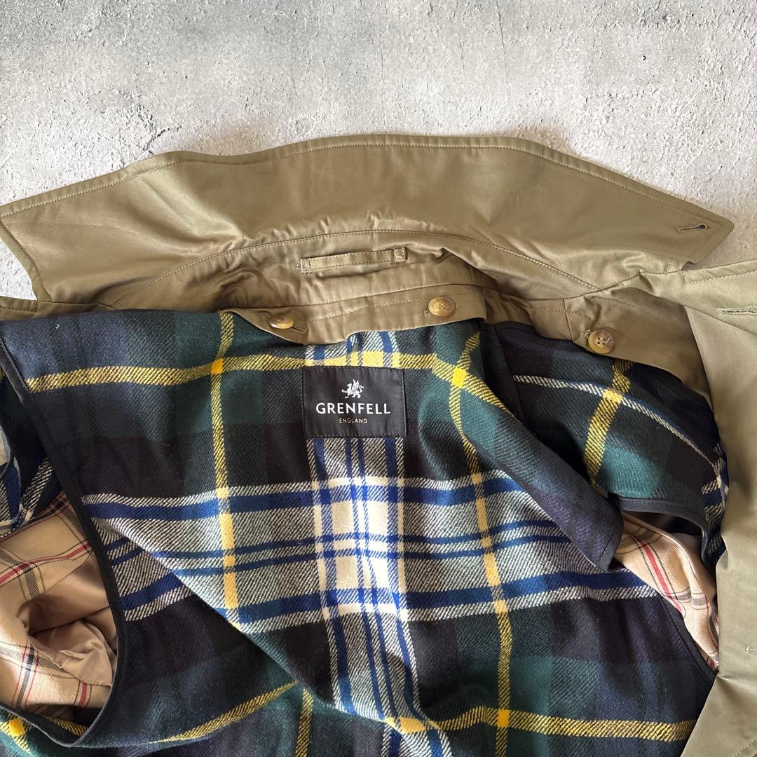 36：ビームスF × グレンフェル SlimCampbell ステンカラーコート