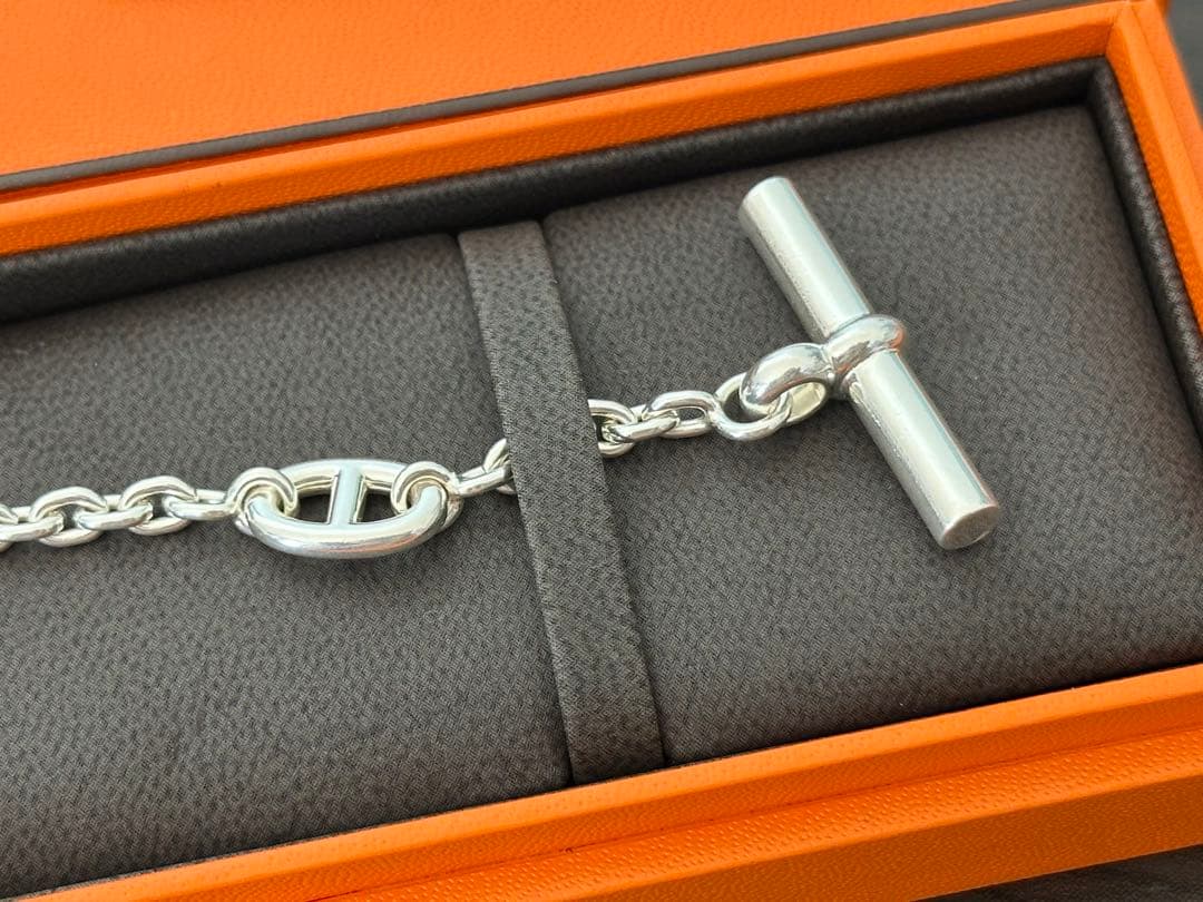 エルメスシェーヌダンクル ファランドール ブレスレット LGサイズ