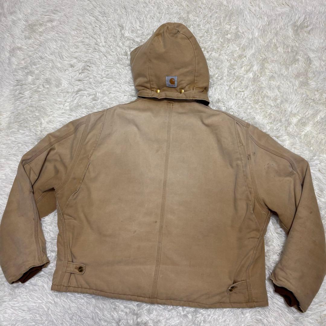 ☆Carhartt J02 サンドストーン トラディショナルコート フード着脱可