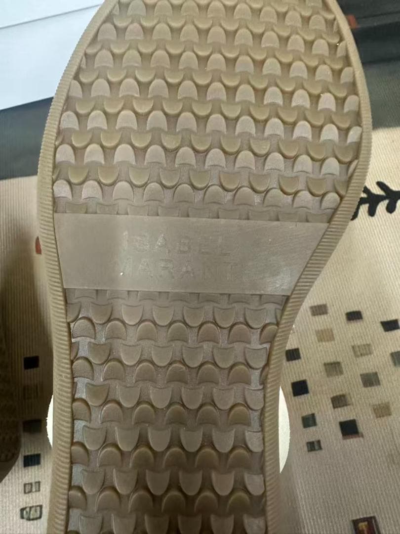 Isabel Marant ベージュ スエード ハイカットスニーカー