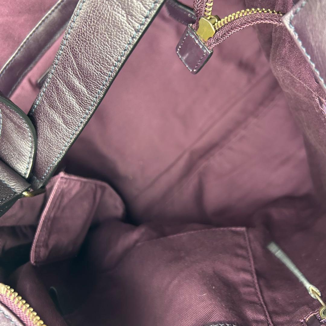 【美品】マザーハウス　ヨゾラ　L トートバッグ　リュック　2way オールレザー