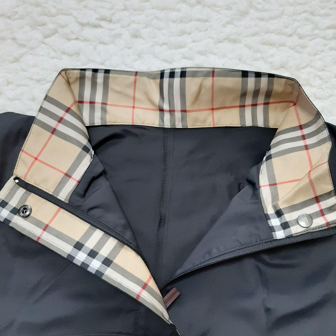 美品 BURBERRY GOLF ノバチェック ジップベスト L ストレッチ Burberry