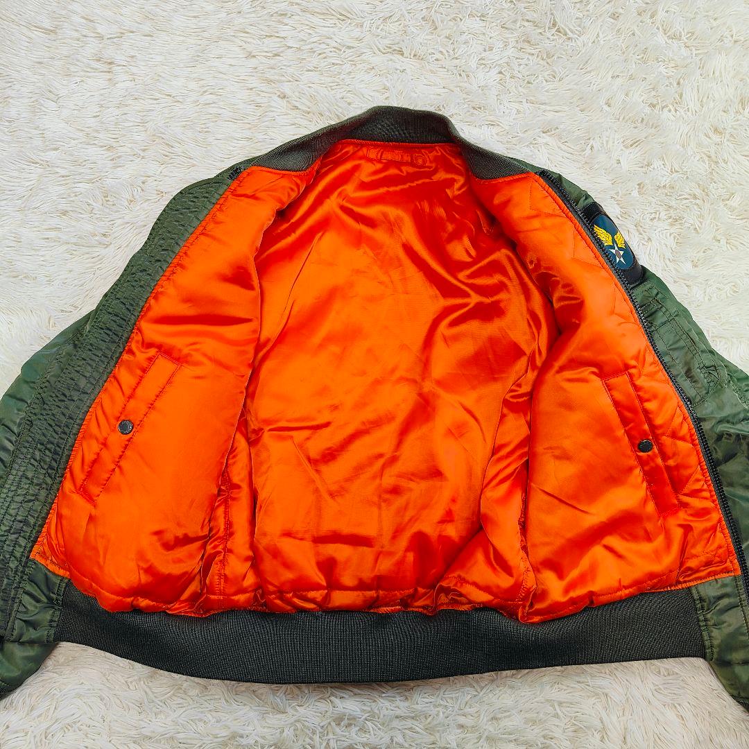 極美品 AVIREX MA-1 TOP GUN フライトジャケット L 長渕剛 - メルカリ