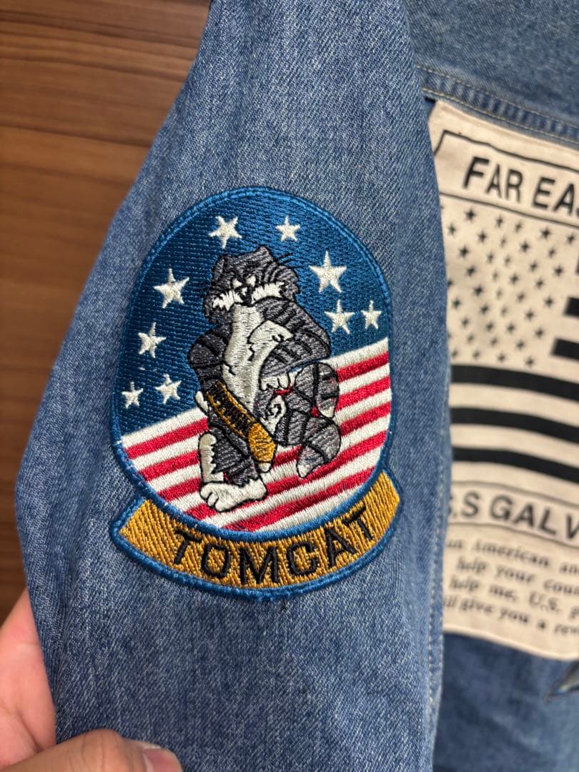 AVIREX TOP GUN仕様デニムジャケット