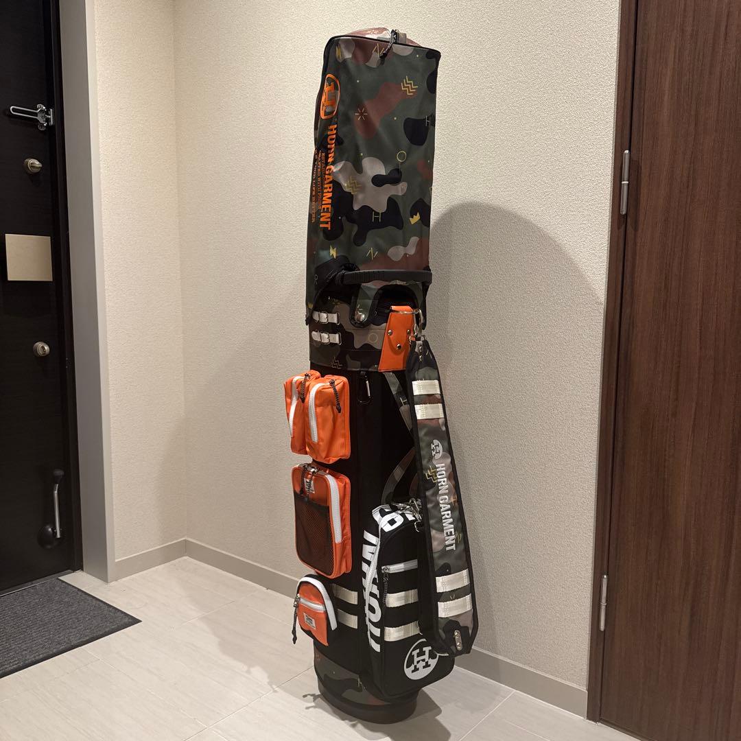 HORN GARMENT カモフラージュ キャディバッグ