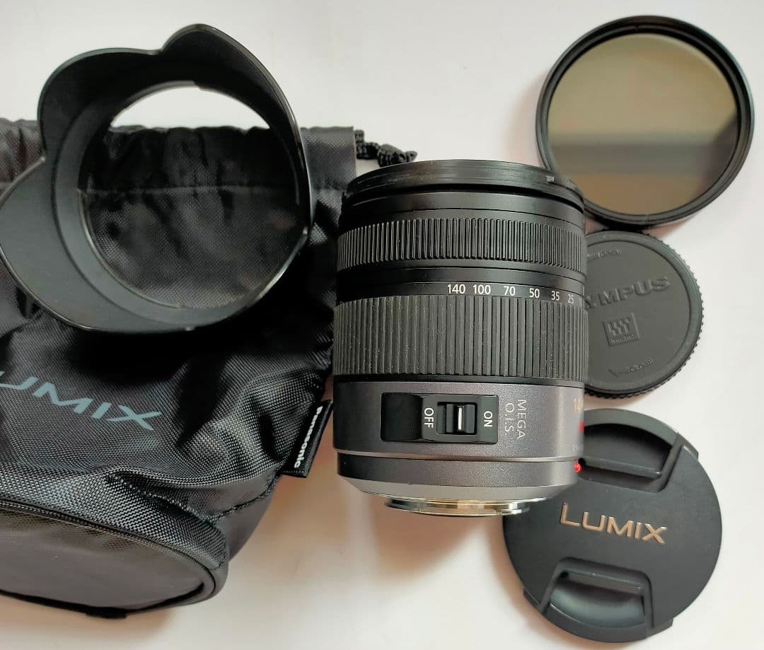 LUMIX G VARIO 14-140/f4-5.8,PLフィルタ