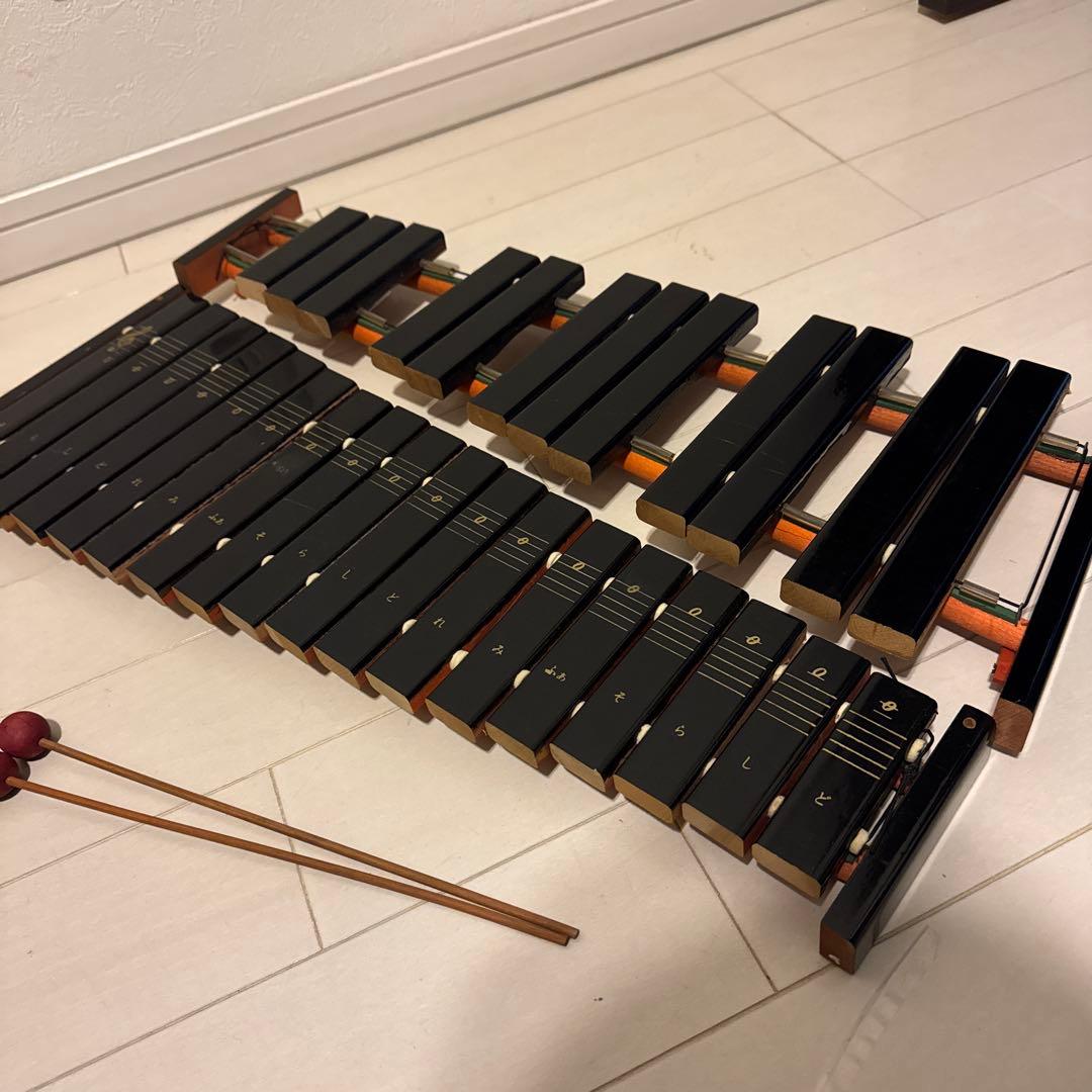 【美品】YAMAHA ヤマハ　卓上木琴　30音　打楽器