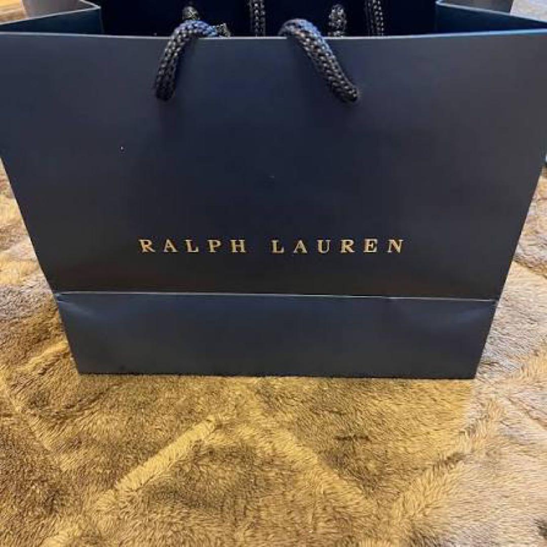 【新品未開封】Ralph Lauren チェック柄マフラー ダークグレー