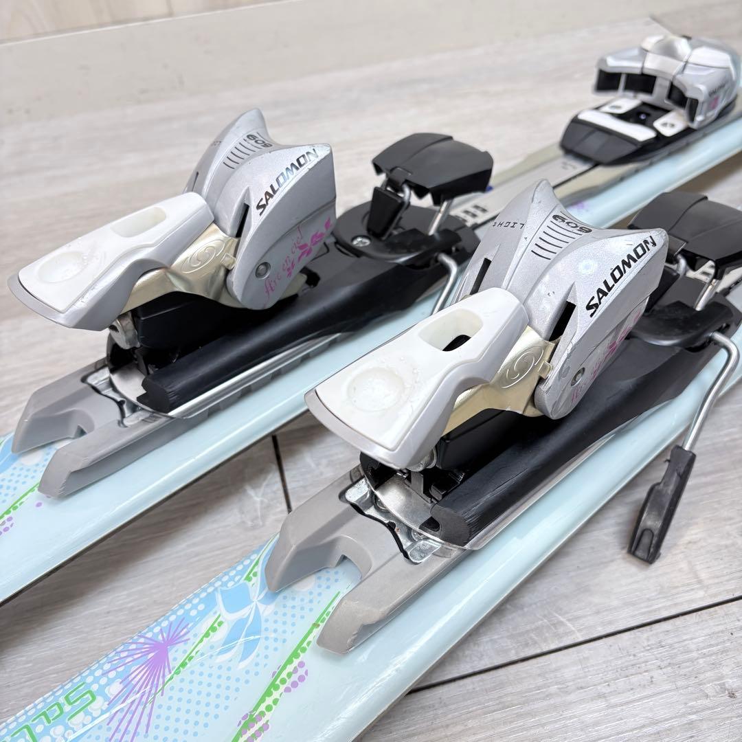 レディーススキー】サロモン スキーセット 151cm カーボンポール