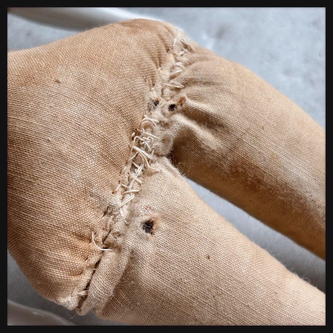 アンティーク　フラットトップ チャイナヘッドドール　1860年代　ドイツ製