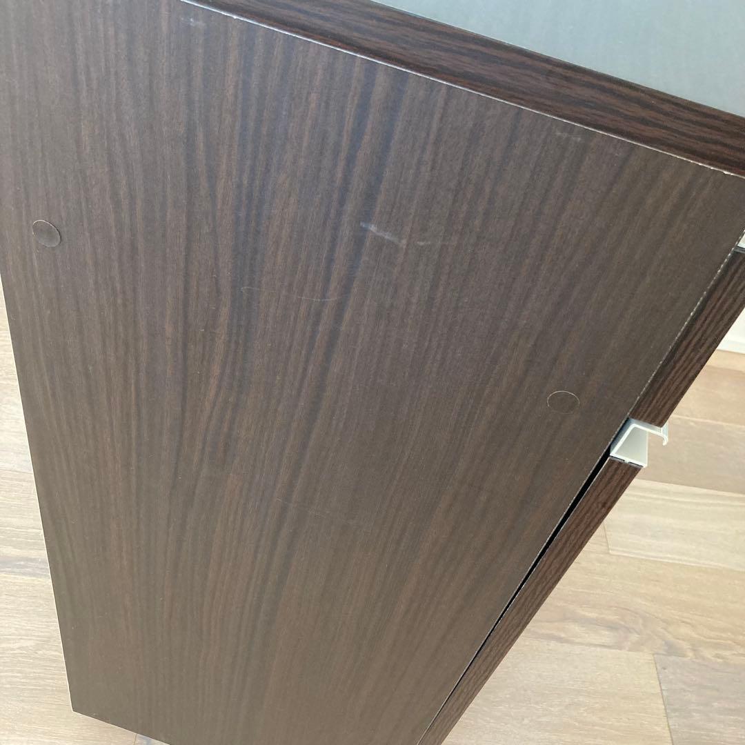 値下げ/送料無料】ニトリ ゴミ箱 分別ペールカウンター ダークブラウン