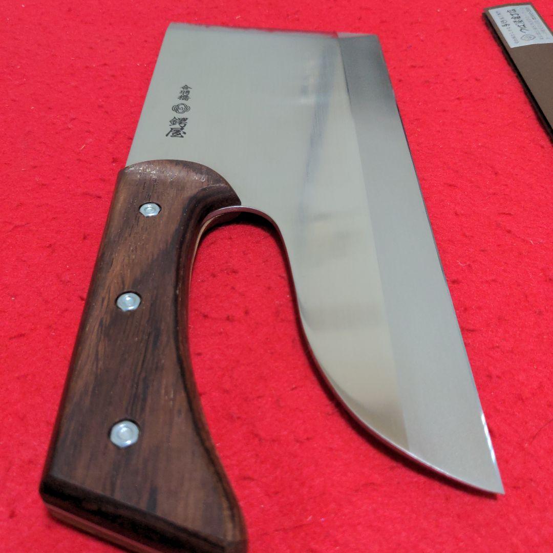 ヨ*ー様 合羽橋　鍔屋つば屋　モリブデン鋼 そば切り包丁　28.5cm