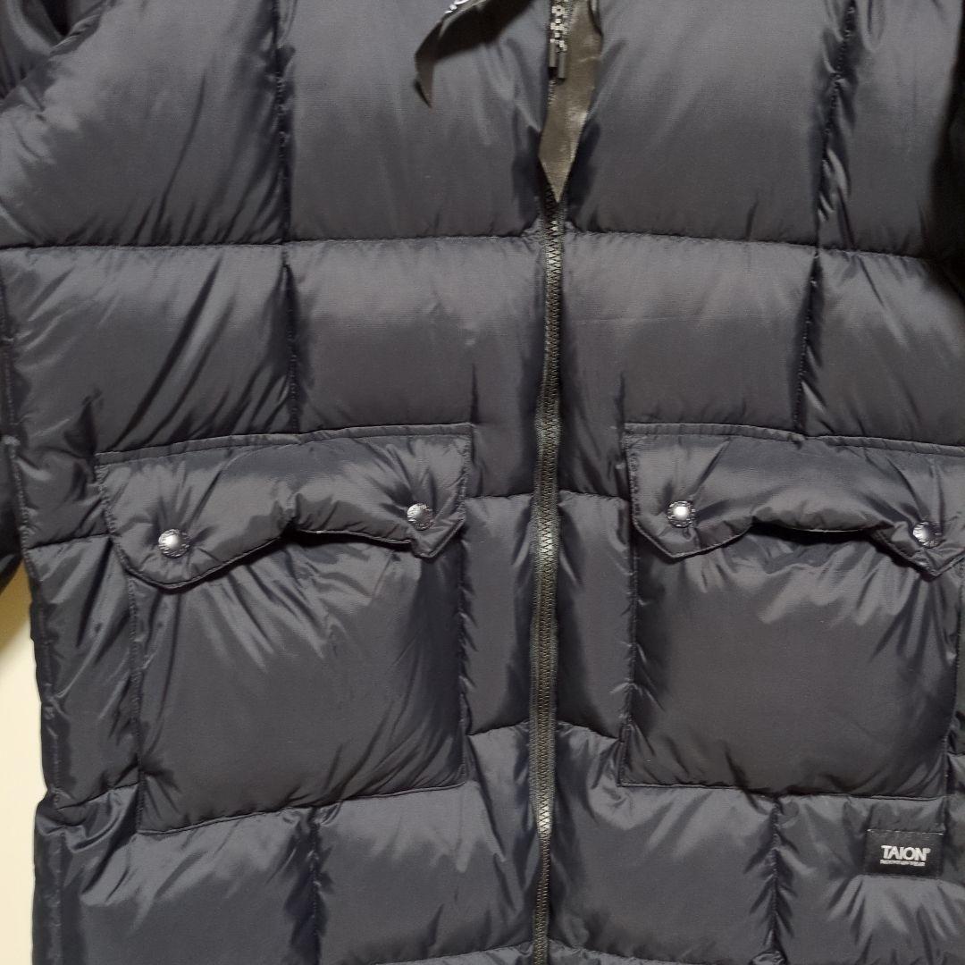 TAION マウンテンパッカブルボリュームダウンコート ブラック L