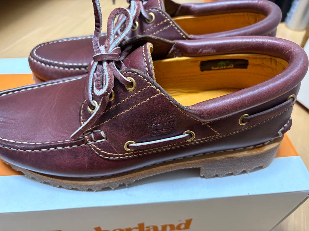 新品　ティンバーランド　スリーアイ　3eye バーガンディー　US8