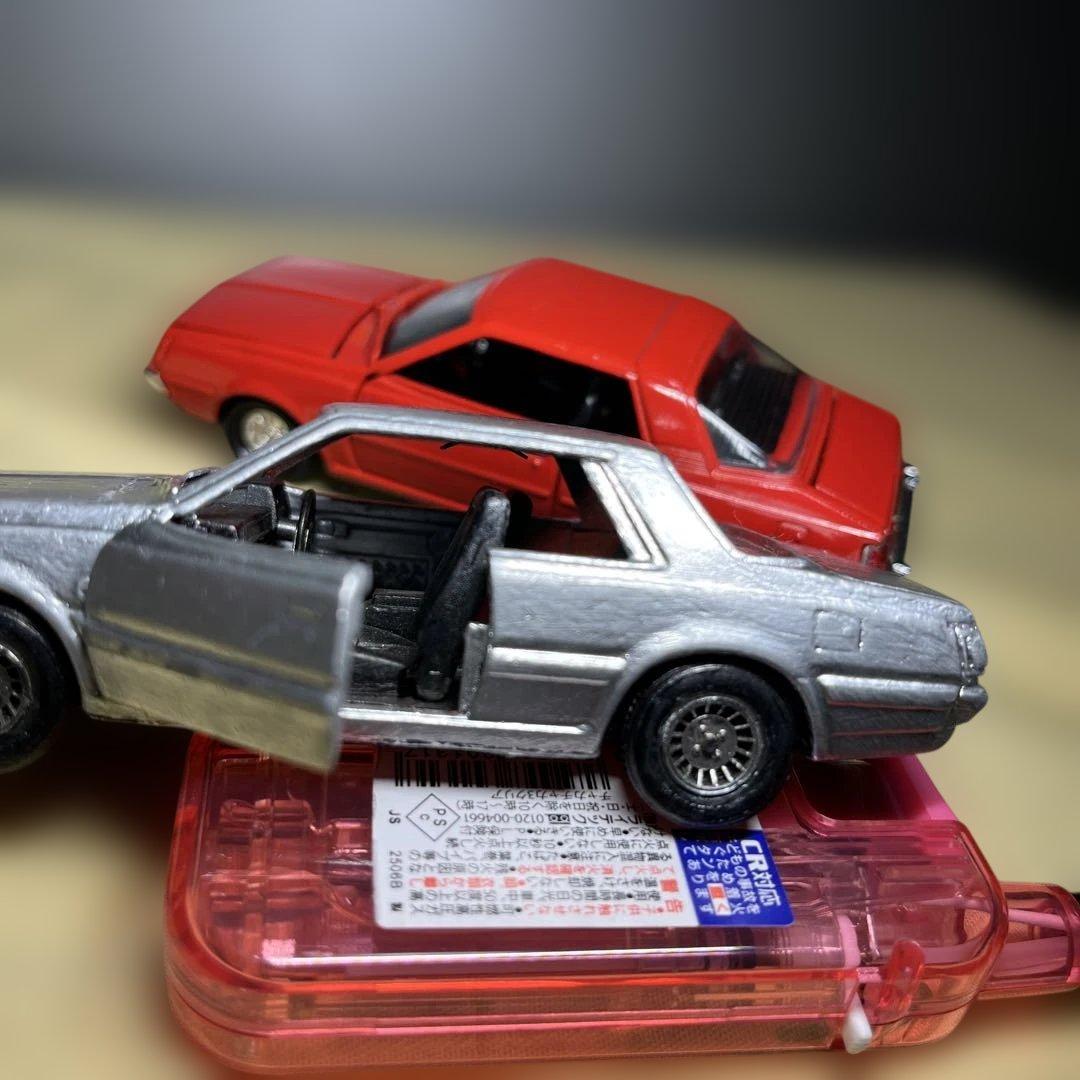 ミニカー初代三菱ギャランラムダ　ヨネザワ製 当時物　絶盤品　希少品　二台セット