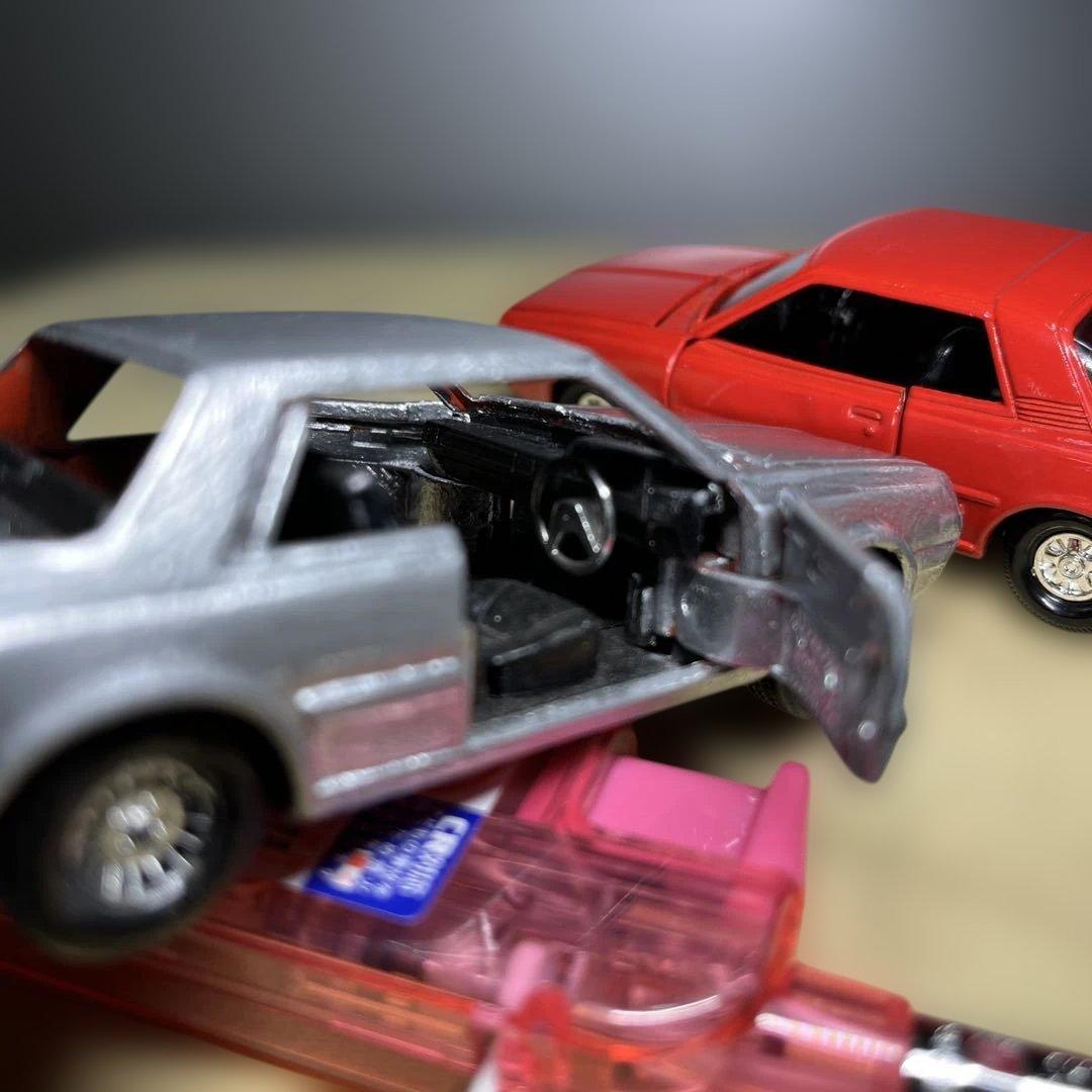 ミニカー初代三菱ギャランラムダ　ヨネザワ製 当時物　絶盤品　希少品　二台セット