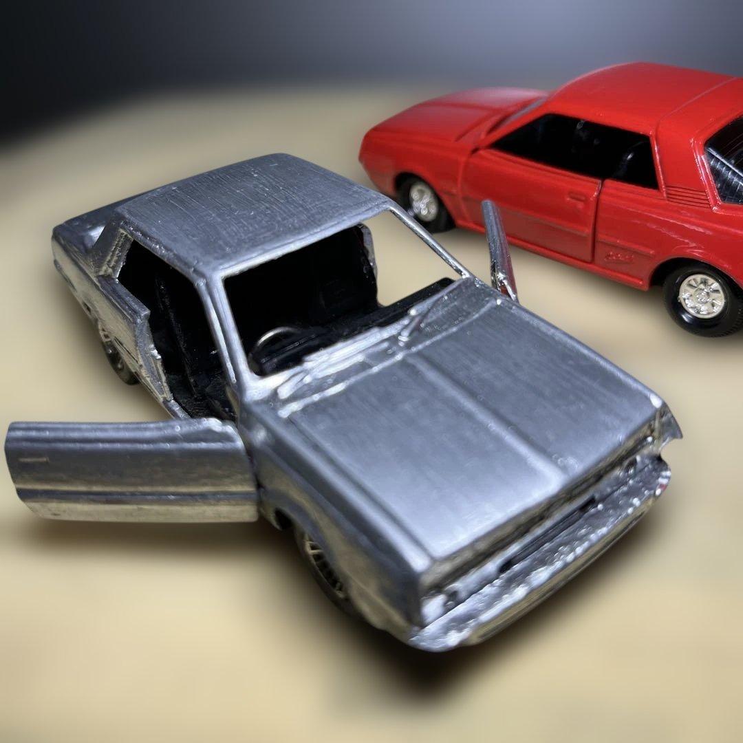 ミニカー初代三菱ギャランラムダ　ヨネザワ製 当時物　絶盤品　希少品　二台セット