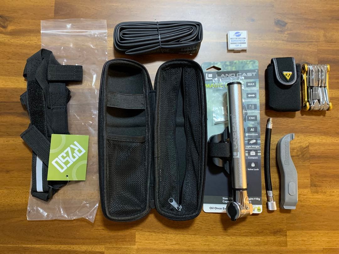 【新品未使用】ロードバイク ツーリング 携帯工具セット(＊総額¥14,888)