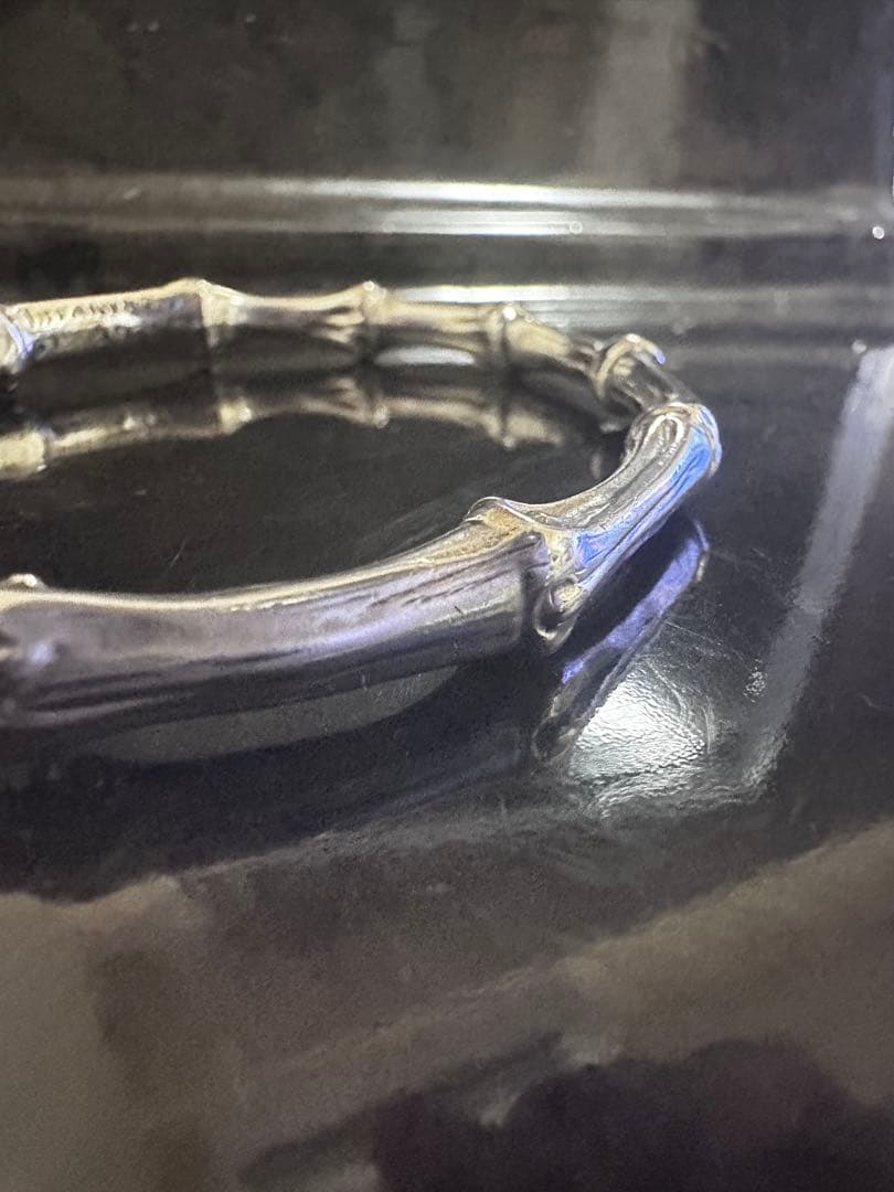 美品　Tiffany&Co. ティファニー　バンブー バングル ブレスレット