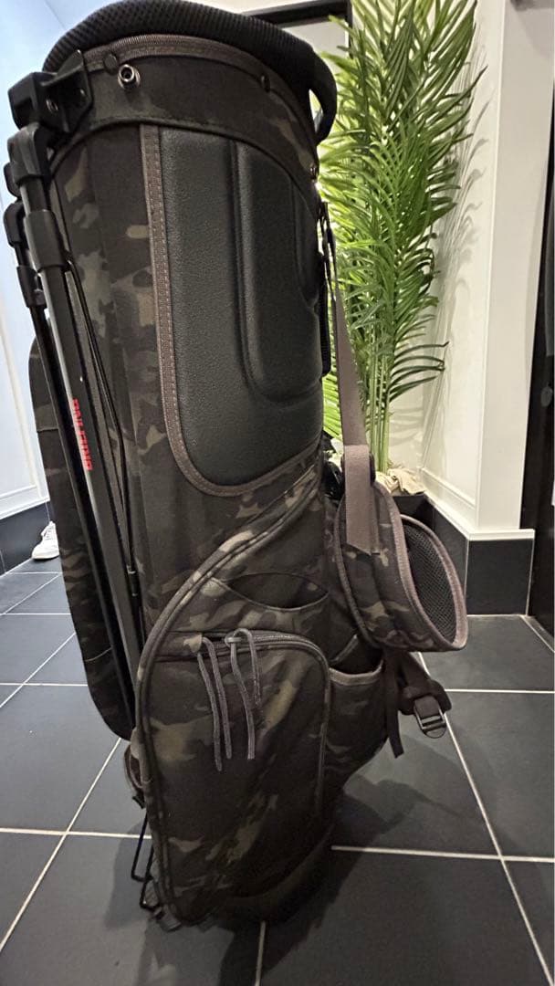 BRIEFING ブリーフィング　カモフラキャディバッグ スタンド付き