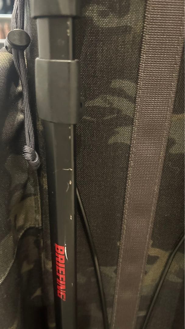 BRIEFING ブリーフィング　カモフラキャディバッグ スタンド付き