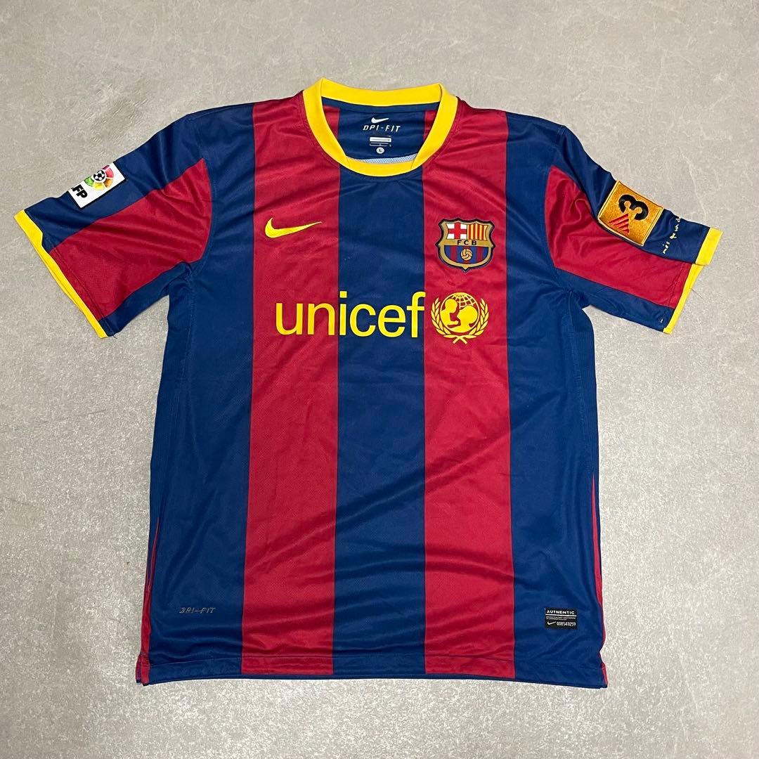 FCバルセロナ 10-11Hユニフォーム #6 シャビ NIKEサイズ L