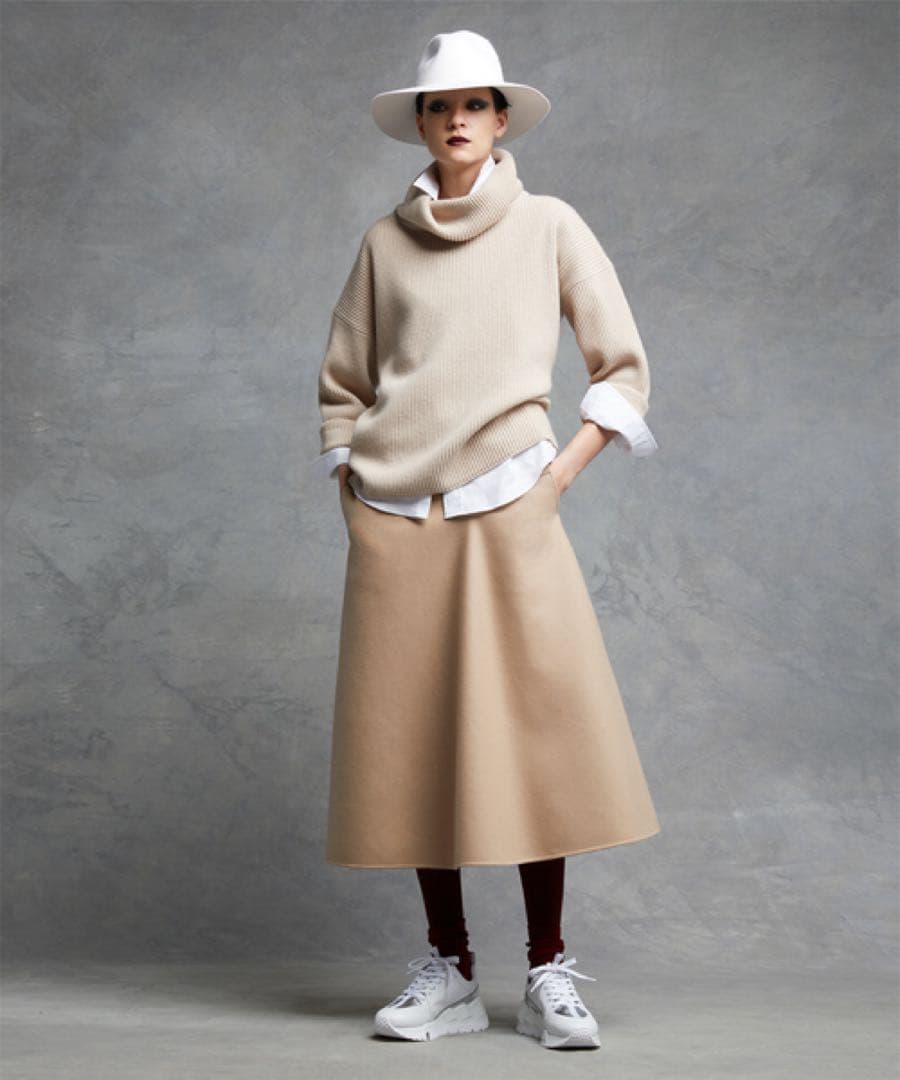 Drawer ドゥロワー ウールスカート 36／フォクシー ブラミンク